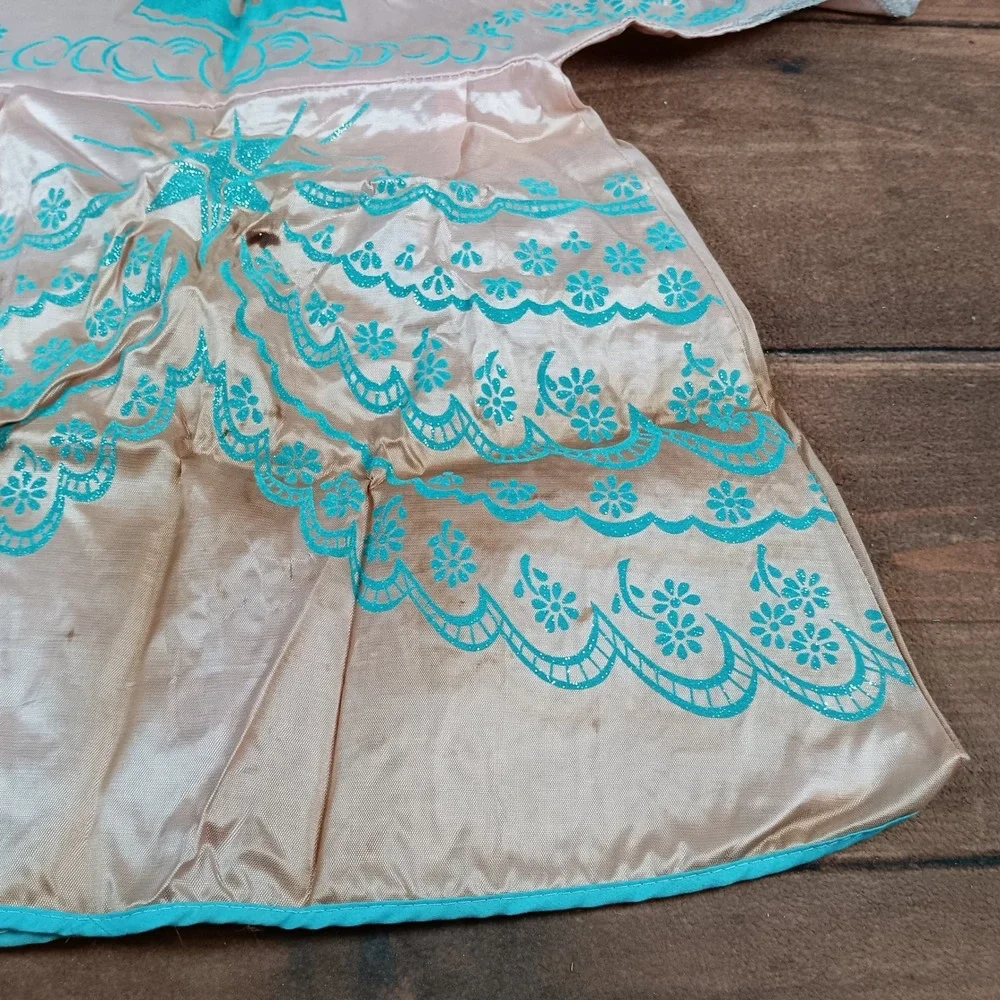 Collegeville Fairy Princess Costume Kids Small 4-6 Pink Vintage Good With Wand
